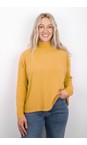 Amazing Woman Antique Gold Jolie Antique Gold Boxy High Neck Knit  