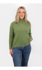Amazing Woman Apple Jolie Apple Boxy High Neck Knit  