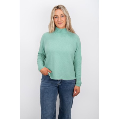 Amazing Woman Jolie Bay Boxy High Neck Knit - Green