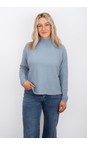 Amazing Woman Cloud Jolie Cloud Boxy High Neck Knit  