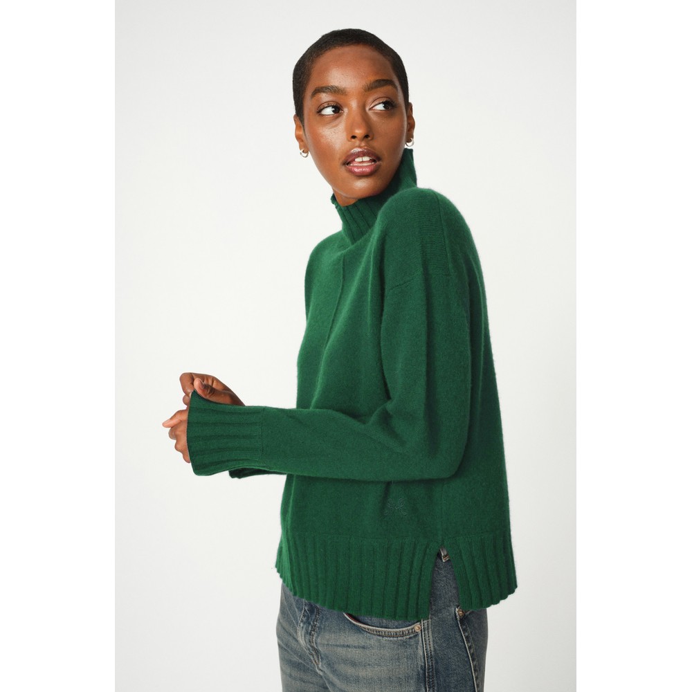 Mos Mosh Aima Cashmere Amazon Highneck Knit Top 838 Amazon