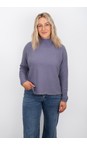 Amazing Woman Frost Jolie Frost Boxy High Neck Knit  