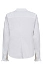 Mos Mosh 101 White Hassie Pleat Shirt  