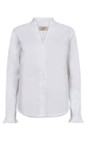 Mos Mosh 101 White Hassie Pleat Shirt  