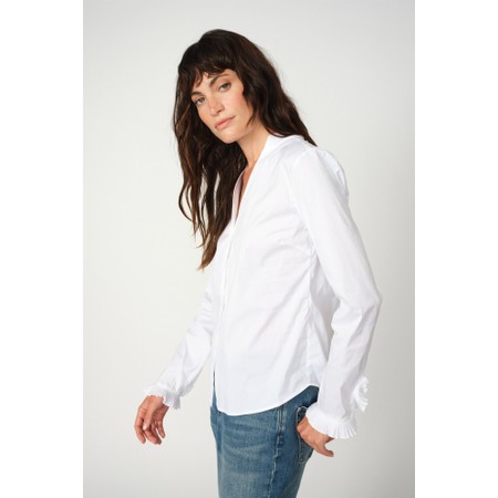 Mos Mosh Hassie Pleat Shirt - White