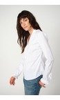 Mos Mosh 101 White Hassie Pleat Shirt  