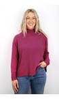Amazing Woman Fuchsia Jolie Fuchsia Boxy High Neck Knit  