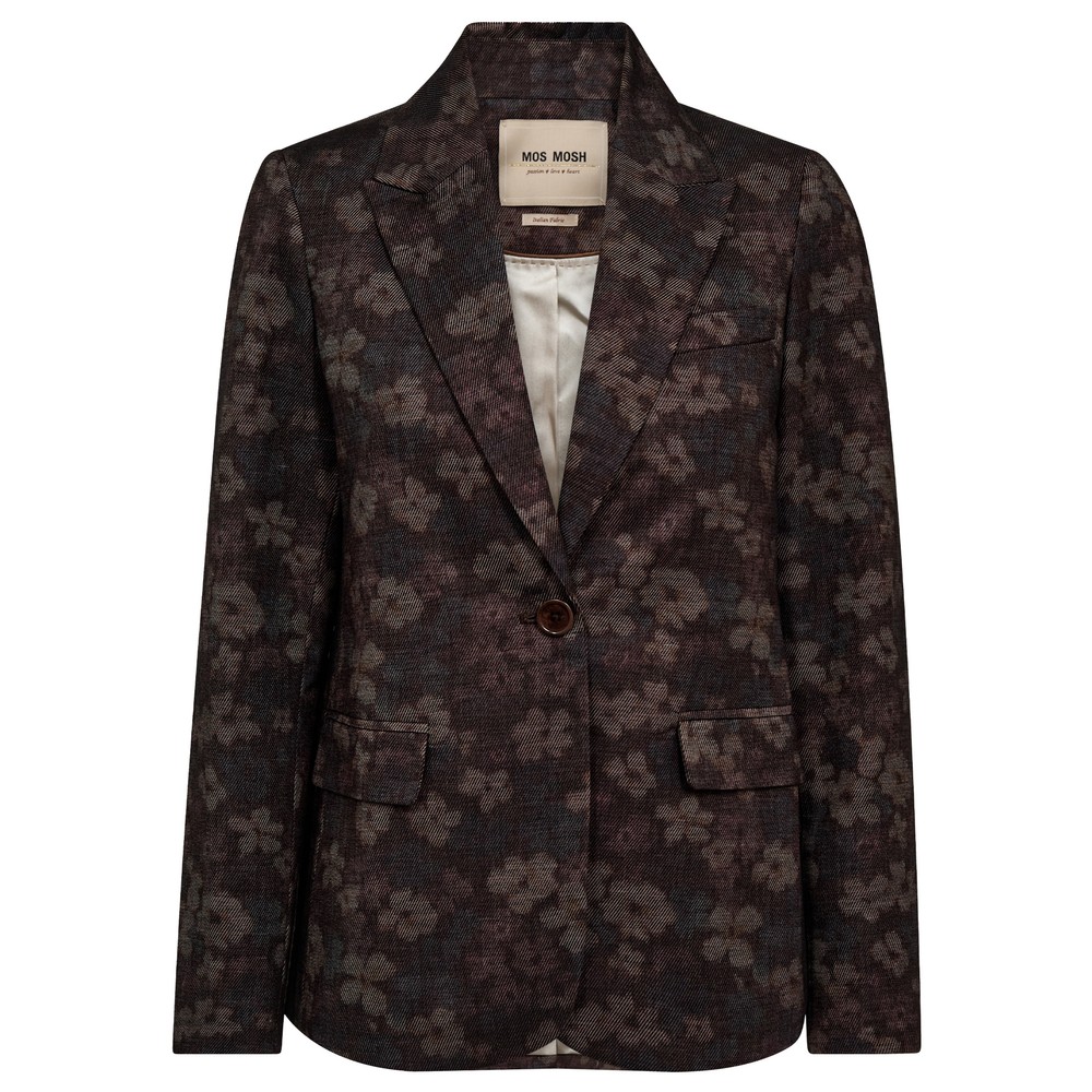 Mos Mosh Linea Finni Floral Blazer 159 Fudge
