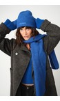 Mos Mosh 242 Blue Lolite Lora Knit Scarf  