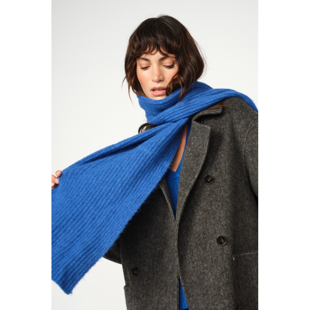 Mos Mosh Lora Knit Scarf 242 Blue Lolite