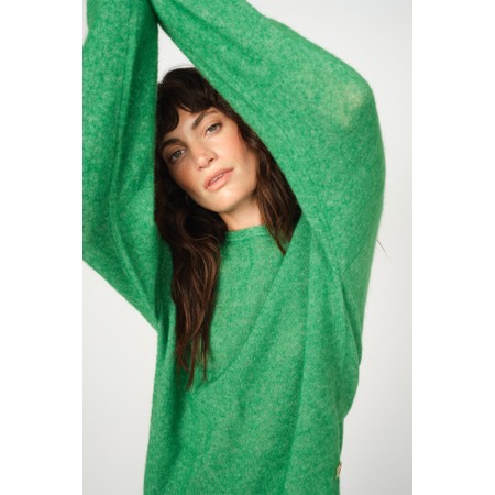 Mos Mosh Mape O-Neck Knit Jumper - Blue