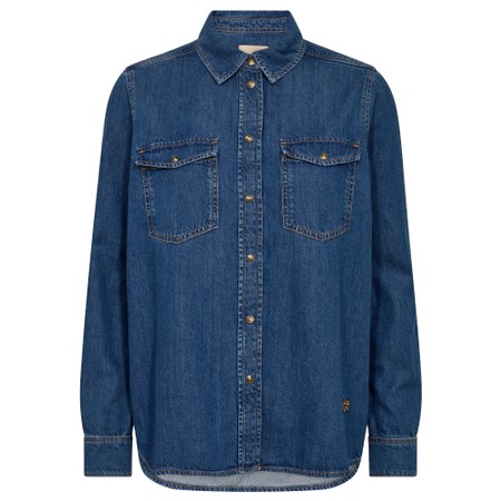 Mos Mosh Natalie Denim Shirt - Blue