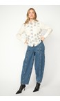 Mos Mosh 447 Dark Blue Rosy Galleon Dark Blue Ankle Jean  