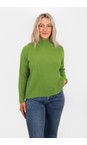 Amazing Woman Mojito Green Jolie Mojito Green Boxy High Neck Knit  