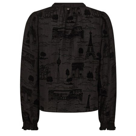 Mos Mosh Tazzin Tale Black Light Blouse - Black