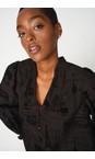 Mos Mosh 801 Black  Tazzin Tale Black Light Blouse  