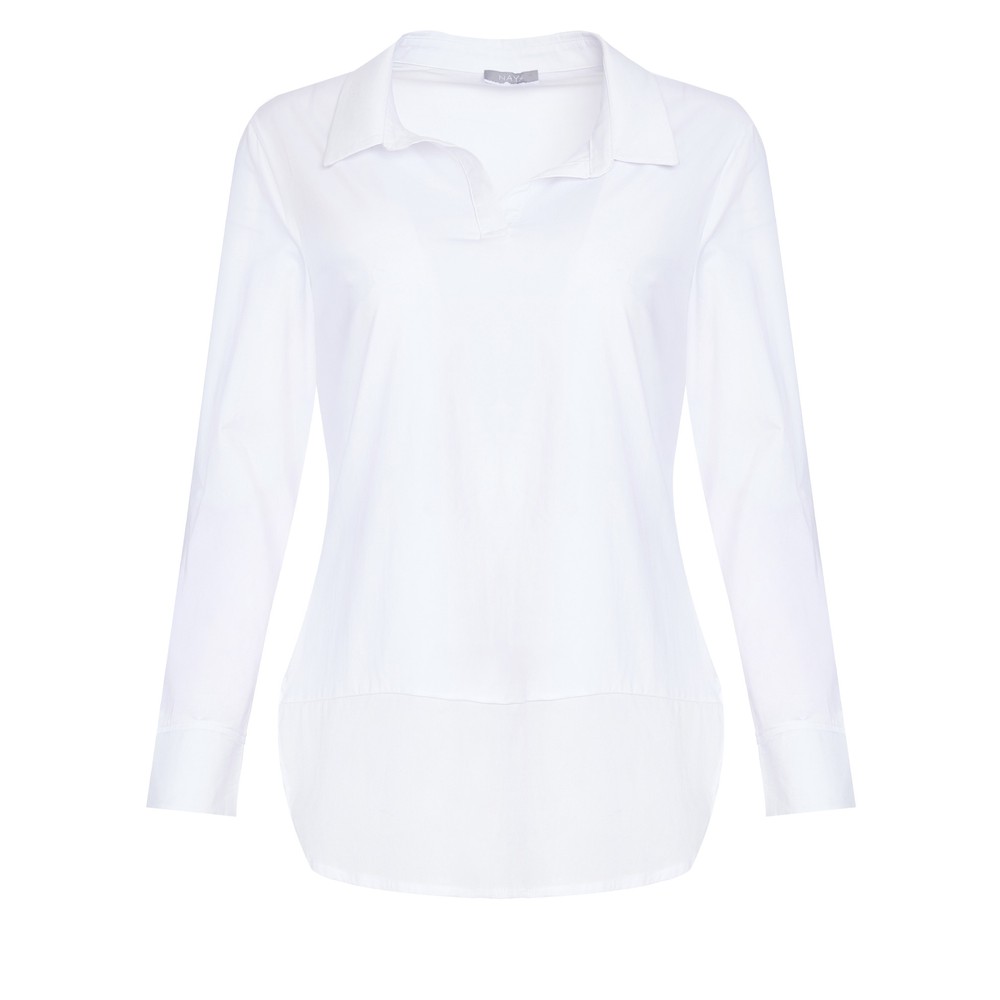 Naya Naya White Jersey Under Top White 