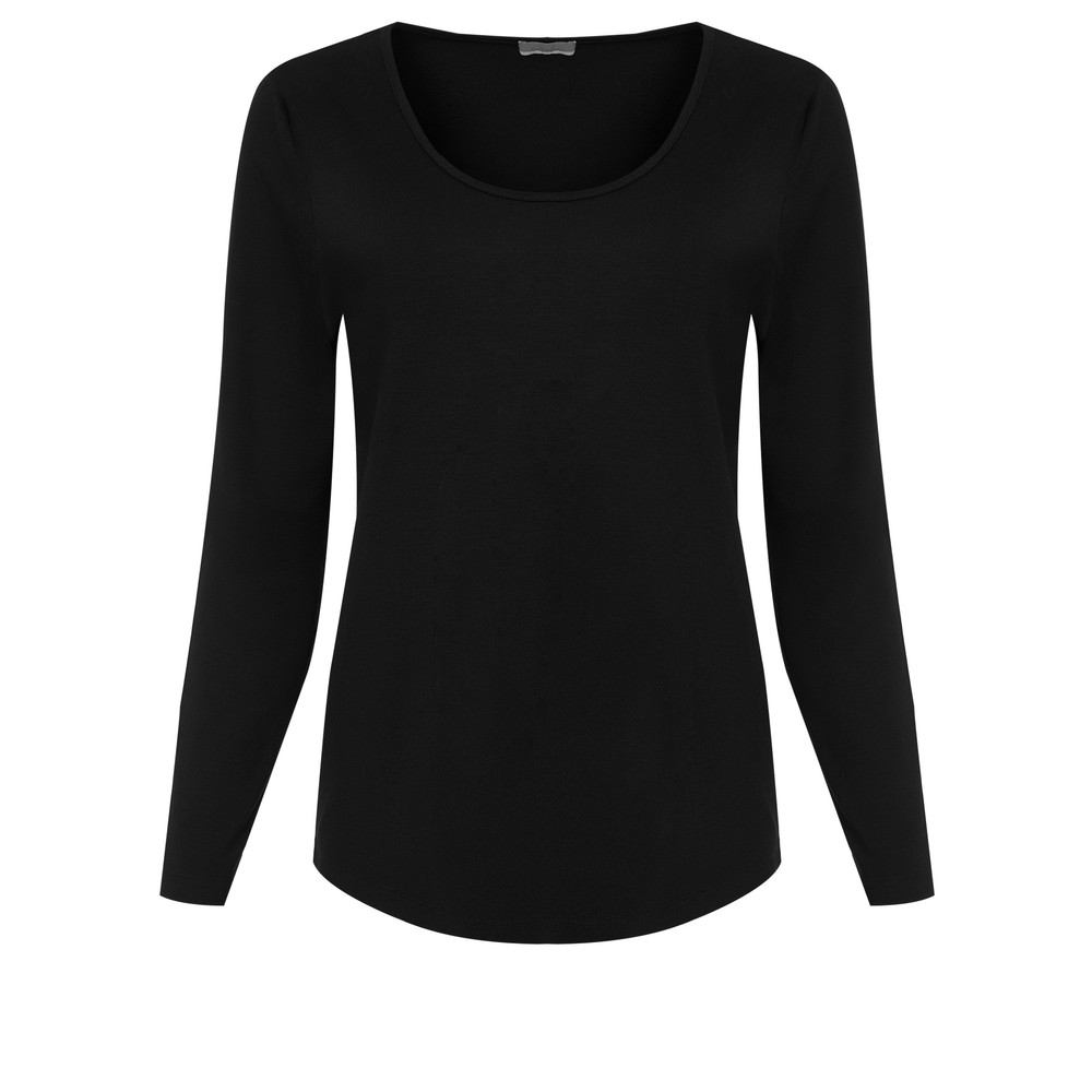 Naya Naya Basic Black Jersey Top Black 