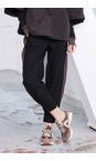 Naya Black / Cocoa Naya Black And Cocoa Cuff Detail Slim Trouser  