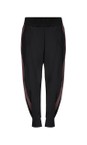 Naya Black / Cocoa Naya Black And Cocoa Cuff Detail Slim Trouser  