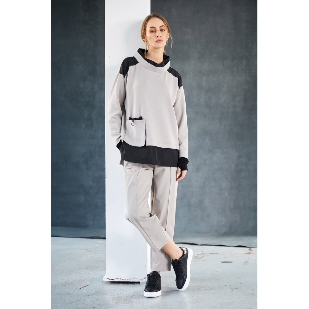 Naya Naya Taupe Jeet Pocket Slim Trouser Taupe
