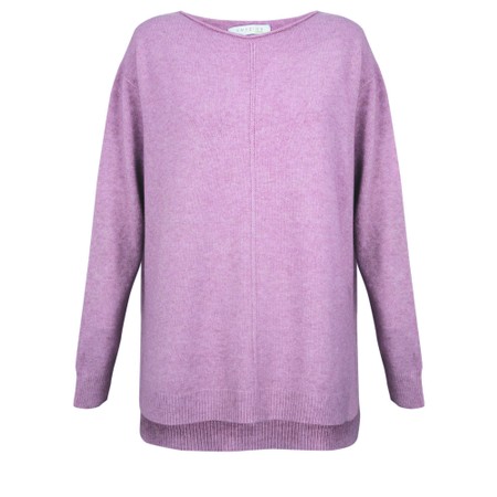 Amazing Woman Maggie Lilac Seam Front Supersoft Jumper - Purple