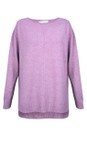 Amazing Woman Lilac Maggie Lilac Seam Front Supersoft Jumper  