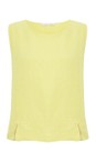 Amazing Woman Pale Yellow Lucie Pale Yellow Linen Cami Top  