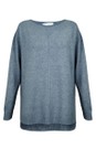 Amazing Woman Denim Blue Maggie Denim Blue Seam Front Supersoft Jumper  