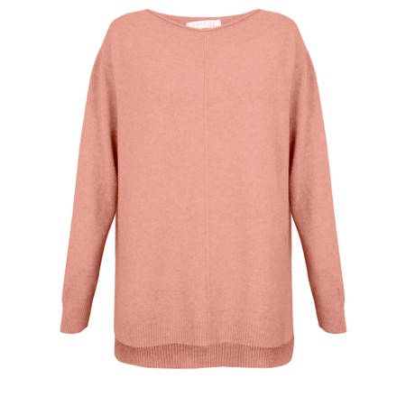 Amazing Woman Maggie Blusher Seam Front Supersoft Jumper - Pink