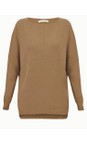Amazing Woman Caramel Maggie Caramel Seam Front Supersoft Jumper  