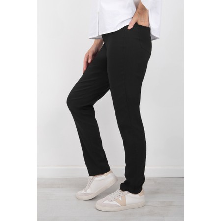 Robell Bella Black Full Length Trouser - Black