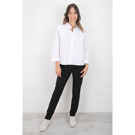 Robell Bella Black Full Length Trouser - Black