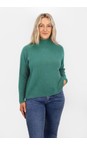 Amazing Woman Petrol Jolie Petrol Boxy High Neck Knit  