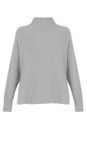 Amazing Woman Silver Jolie Silver Boxy High Neck Knit  