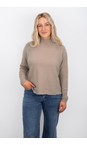 Amazing Woman Smoke Jolie Smoke Boxy High Neck Knit  