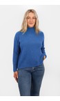Amazing Woman Summer Blue Jolie Summer Blue Boxy High Neck Knit  