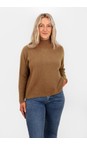Amazing Woman Toast Jolie Toast Boxy High Neck Knit  