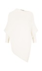 Amazing Woman Cream Emilie Cream Asymmetric Draped Jumper  