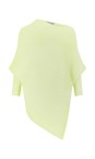 Amazing Woman Leek Emilie Leek Asymmetric Draped Jumper  