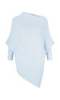 Amazing Woman Pale Blue Emilie Pale Blue Asymmetric Draped Jumper  