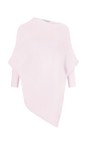 Amazing Woman Pale Pink Emilie Pale Pink Asymmetric Draped Jumper  
