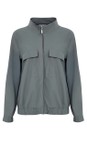 Naya Forest / Black Naya Side Panel Short Jacket  