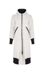 Naya Taupe / Black Naya Knit Cuff Padded Coat  