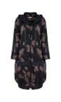 Naya Black / Cocoa Naya Jacquard Long Coat  