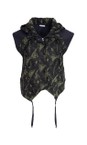 Naya Black / Forest Naya Jacquard Contrast Shoulder Waistcoat   