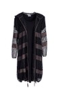 Naya Black / Cocoa Naya Two Piece Long Jacket  