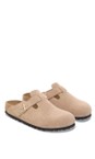 Birkenstock Sandcastle Boston BS Sandcastle Suede Leather Buckle Clog  