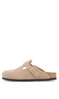 Birkenstock Sandcastle Boston BS Sandcastle Suede Leather Buckle Clog  