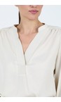 Skatie Rice Ribbed Satin Blouse  